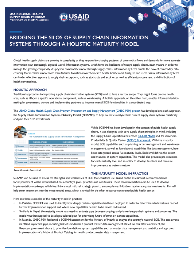Supply Chain Information System Supply Chain Information System
